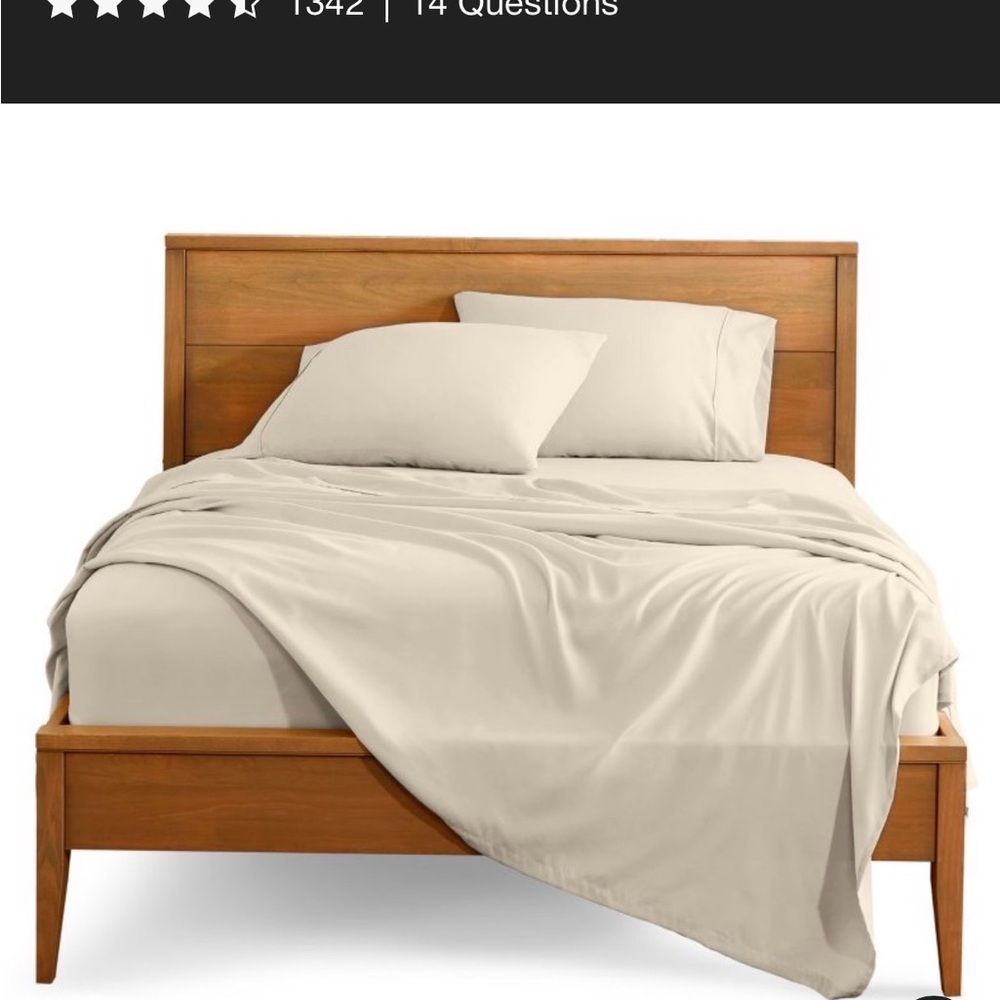 Luxurious Cream Bedding Sheet Set